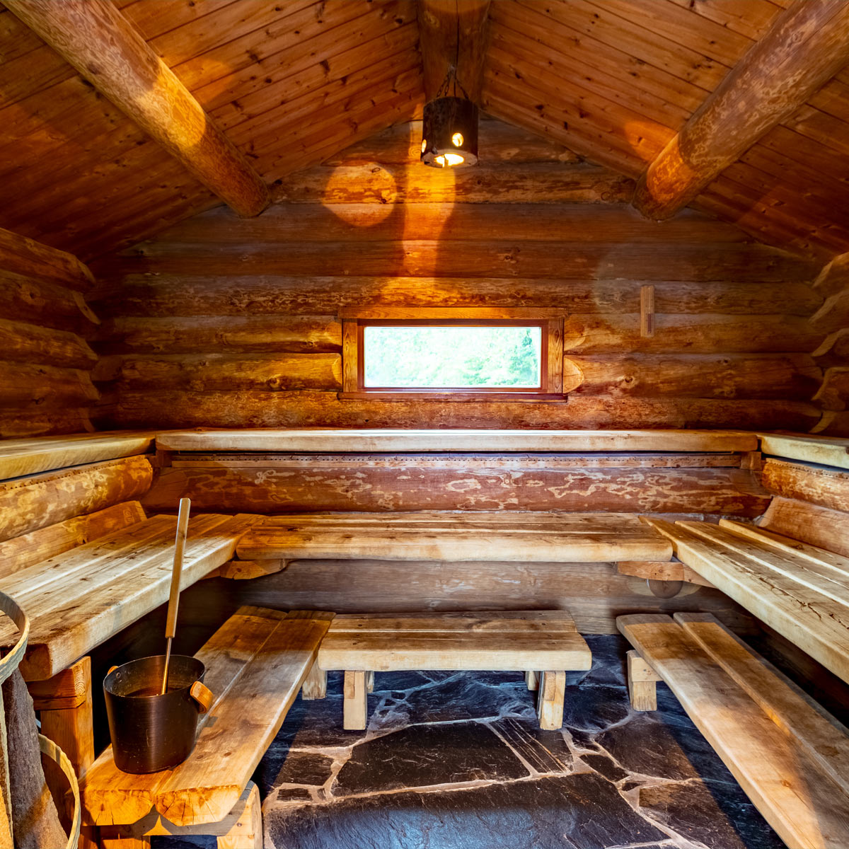 Akazien Sauna in Oberorke