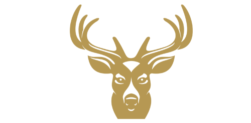 Hirsch Symbol in Gold